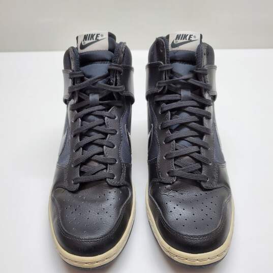 WOMENS NIKE SKY DUNK HIGH WEDGE BLK/WHT SIZE 8 image number 3