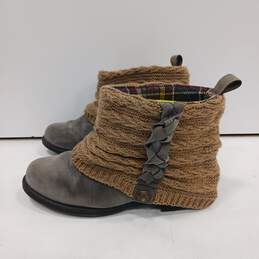 Muk Luks Knit Winter Boots Women's Size 9