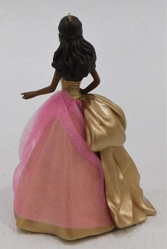 Hallmark Special Ornament Celebration Barbie African American Brunette 2009 image number 3