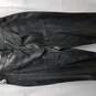 Madewell Black Vegan Leather Boot Cut 5 Pocket Pants WM 28 image number 3