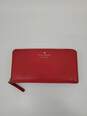 Women Red Zip Kate Spade clutch Used image number 1