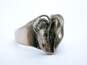Artisan Sterling Silver Citrine Jasper & Glass Necklace Floral Earrings & Leaf Ring 95.1g image number 4