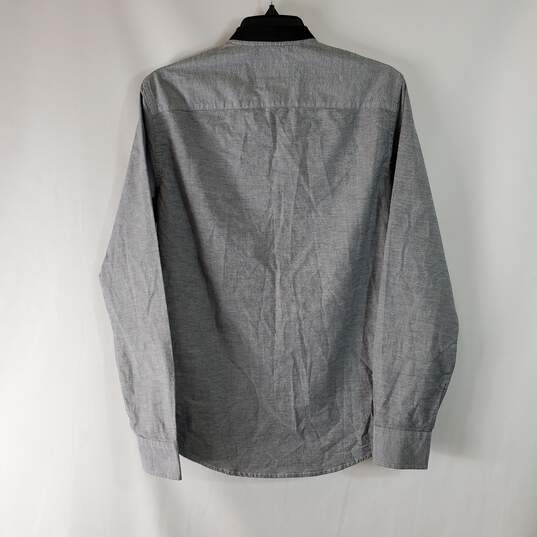 Armani Exchange Men Grey Button Up S NWT image number 2