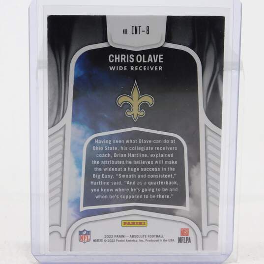 2022 Chris Olave Absolute Introductions Rookie New Orleans Saints image number 2