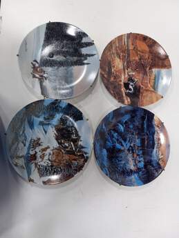 Bundle of 4 Assorted Bev Doolittle Collectors Decorative Plates alternative image