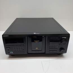 Sony Compact Disc Player Model CDP-CX450 Mega Storage 400 CD Powers ON