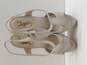 Yves Saint Laurent Stringback White Heels Women's Size 38 (Authenticated) image number 6