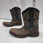 Ariat Brown, Black, And Gold Western Boots Size 6 image number 1