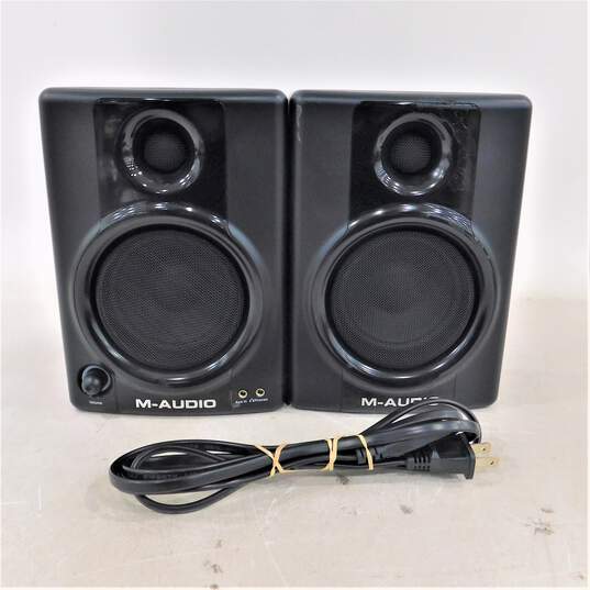M-Audio Brand Studiophile AV 40 Model Desktop Studio Speakers w/ Power Cable (Pair) image number 1