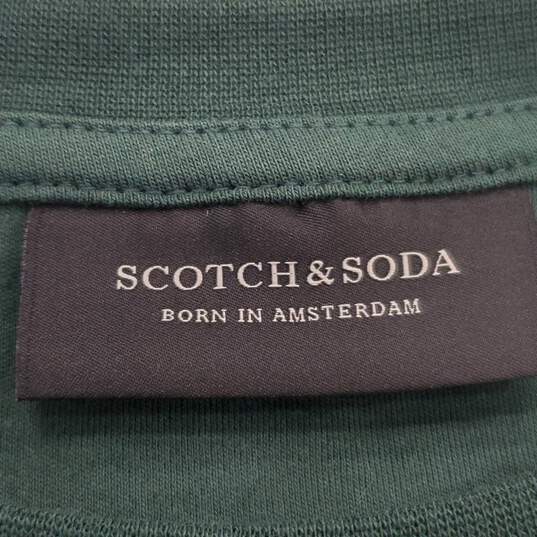 Scotch & Soda Men Green T-Shirt SZ L NWT image number 4