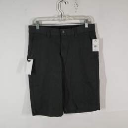 NWT Mens Regular Fit Flat Front Belt Loops Slash Pockets Chino Shorts Size 28