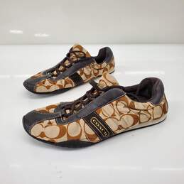 Coach Women's Kirby Signature Satin Shoes Size 7.5M alternative image
