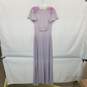 Asos Lavender Embellished Long Evening Dress WM Size 0 NWT image number 1