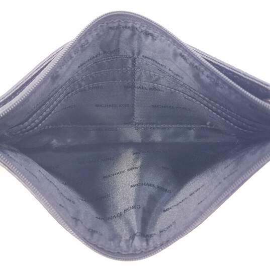 Michael Kors Pebbled Leather Clutch Bag Black image number 7