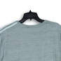 Mens Gray Striped Crew Neck Short Sleeve Pullover T-Shirt Size 2XL image number 4