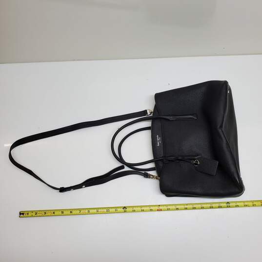 Kate Spade New York Black Tumbled Leather Shoulder Bag Purse image number 4
