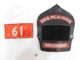 Leather Fireman's Helmet Shield Des Planines Engineer alternative image