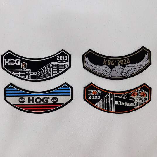 Assorted 2000's Harley Davidson Patches Life Member 10 Year Member image number 4