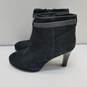 Tory Burch Suede Ankle Heel Boots Black 6 image number 5