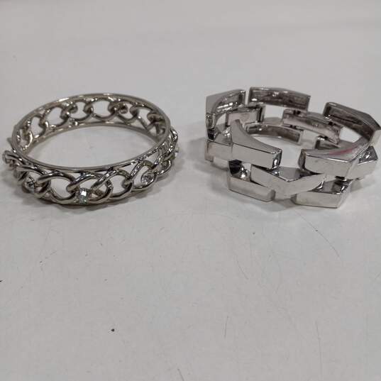 Bundle of Assorted Silver Toned Fashion Jewelry image number 2