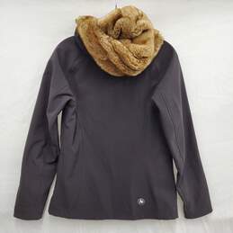 Marmot WM's 100% Nylon & Polyester Blend Faux Fur Hood Black Jacket Size MM alternative image