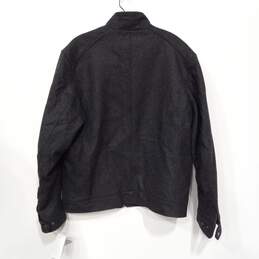 Michael Kors Charcoal Wool Blend Zip Front Jacket Size M alternative image