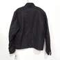 Michael Kors Charcoal Wool Blend Zip Front Jacket Size M image number 2