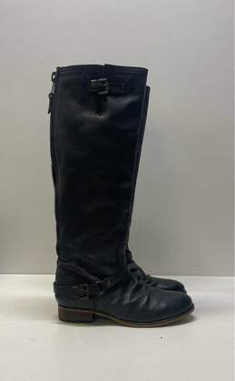 Steve Madden Leather Ravinn Boots Black 8