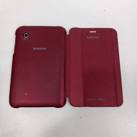 Samsung 8GB Galaxy Tab 2 w/ Case - Red image number 5
