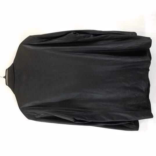 Remy Leather Men Black Leather Jacket 46 image number 2