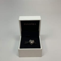 IOB Designer Pandora 925 ALE Sterling Silver Heart Shape Beaded Charm