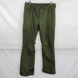 Burton Men's Olive Green Living Lining Insulated Snow Pants Size Small