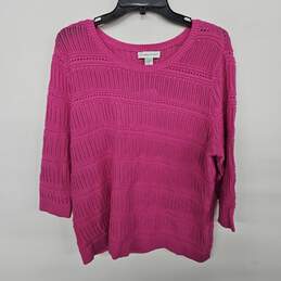 Christopher & Banks Pink Knit Sweater