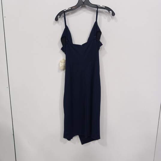 Altar'd State Women's Navy Blue Sleeveless OTS Wrap Dress Size L NWT  Dress image number 2