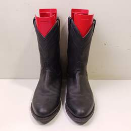 Tecovas Black Leather Boots Size 11D