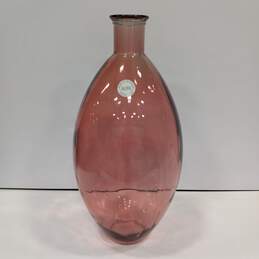 Vidrios San Miguel Large Pink Recycled Glass Vase