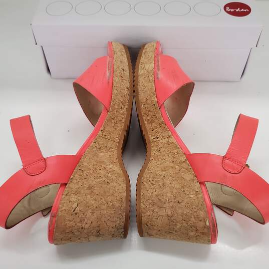 Boden Women's Oranges Wedge Sandal Heels Size 39 image number 4