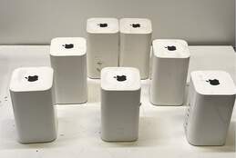 Apple Bundle Lot of 7 AirPort Extreme 3 Port Base Station Wireless AC Router alternative image