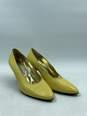 Authentic Vtg Escada Yellow Pumps W 5B image number 3