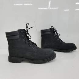 Timberland Black Boots Size 7.5 alternative image