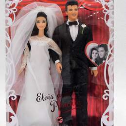Elvis And Priscilla Wedding Day Barbie Dolls 2008 IOB alternative image