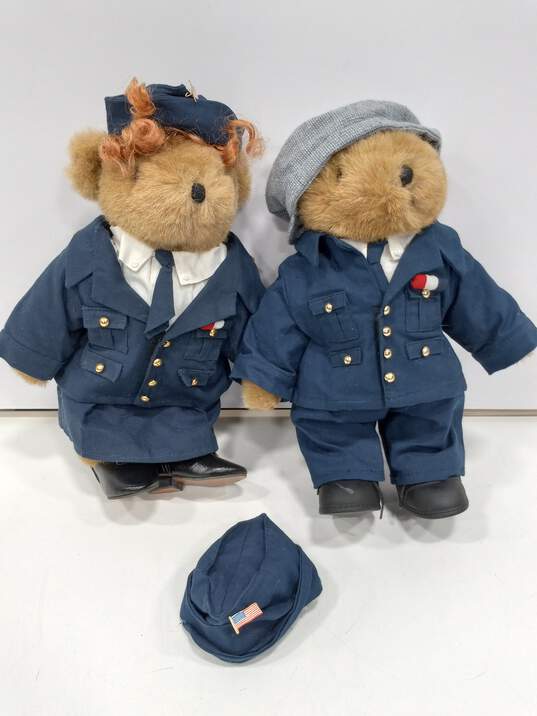Pair of Plush Military Bears image number 1