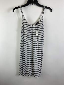 Express Women B&W Striped Sleeveless Dress M NWT