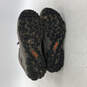 Boys Gray Orange Leather Waterproof Mid Top Comfort Hiking Shoes Size 6 image number 6