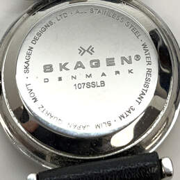 Designer Skagen Denmark Stainless Steel Round Dial Analog Wristwatch