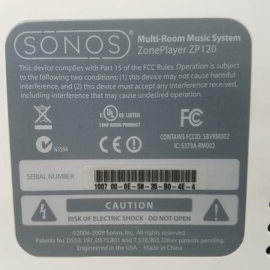Punktlighed Luscious solo Buy the Sonos ZonePlayer ZP120 Multi-Room Music System - Untested |  GoodwillFinds