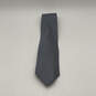 Mens Blue Geometric Silk Four-In-Hand Adjustable Formal Pointed Neck Tie image number 1
