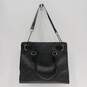 Michael Kors Black Monogram Leather Handbag image number 2