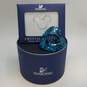 Swarovski Faceted Blue Crystal Heart Paper Weight + Mickey Mouse Crystal Tattoo W/Box 51.0g image number 1
