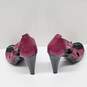 Wm Michael Kors Berkley Strappy Leather W/Front Zip Heels Shoes Sz 9M image number 2